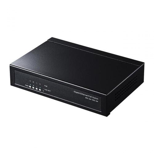 日本直邮SANWA SUPPLY千兆PoE集线器 局域网技术服务的效率之选